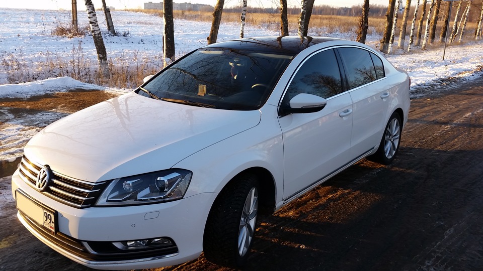 volkswagen passat b7 белый