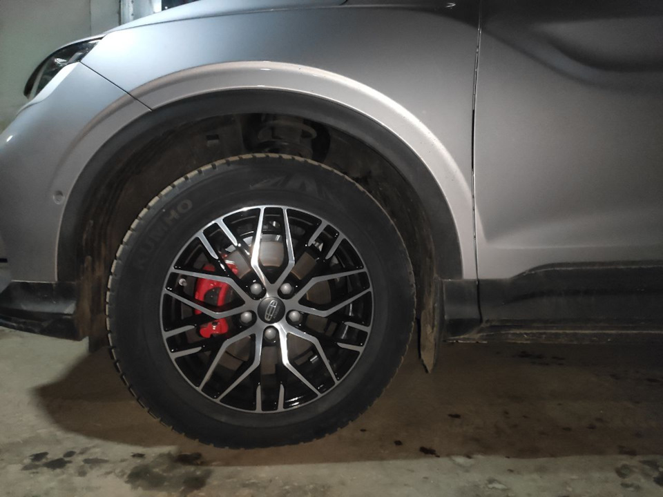 Замена колес : Wolf Shina + Датчики давления + Колпачки — Geely Coolray ...