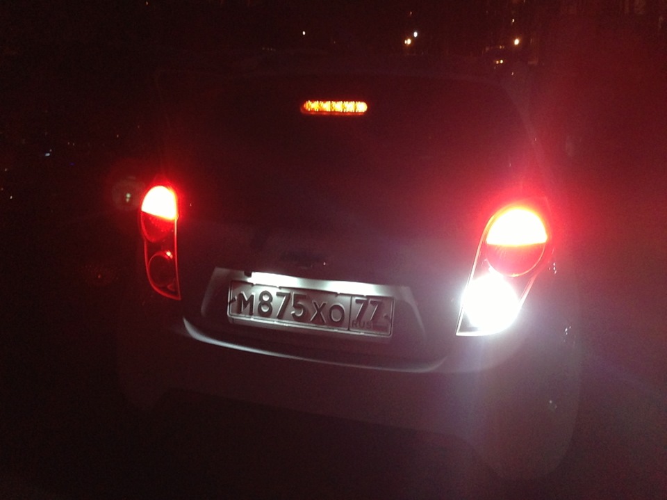 Лампочка заднего хода — Chevrolet Spark (M300), 1 л, 2012 года ...