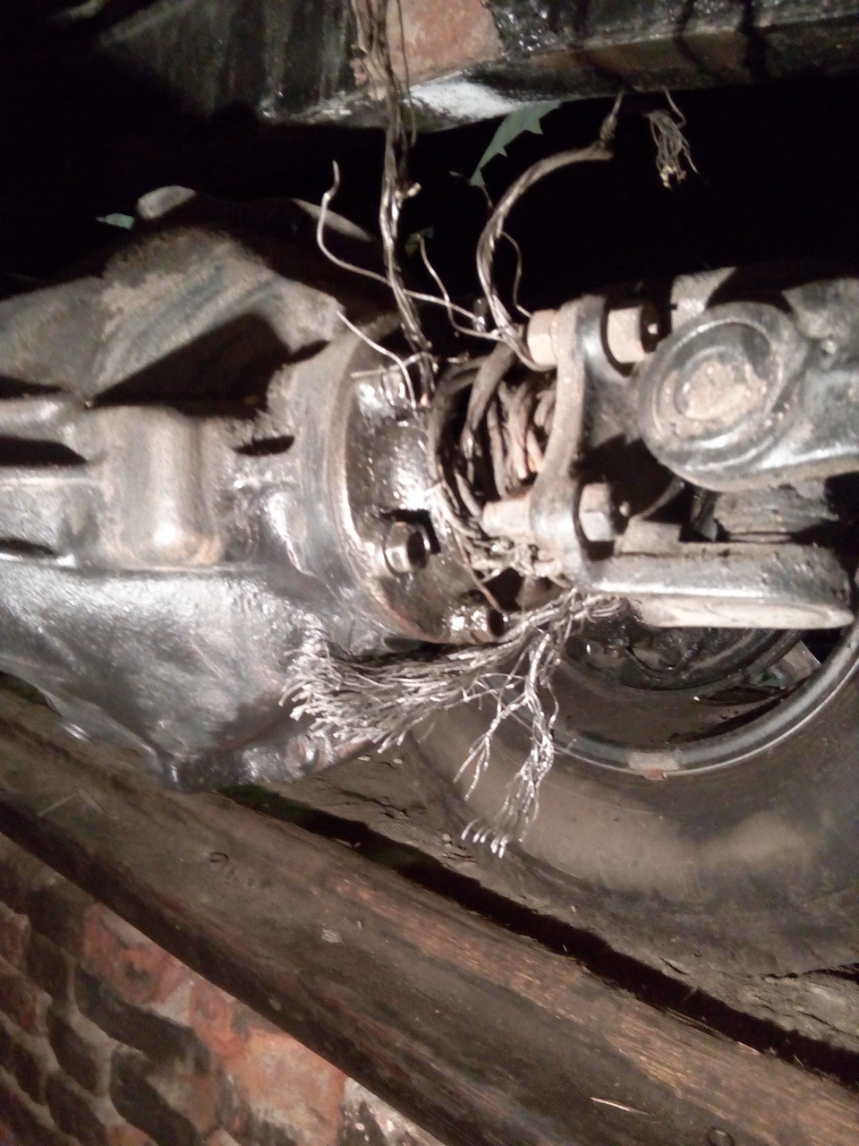 Удоляем трос с переднего кардана — УАЗ 469, 2,5 л, 1979 года ...