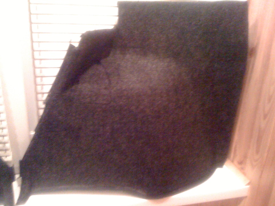 Оклейка карпетом пластика из багажника часть 1 :) — Daewoo Lanos, 1,6 л ...