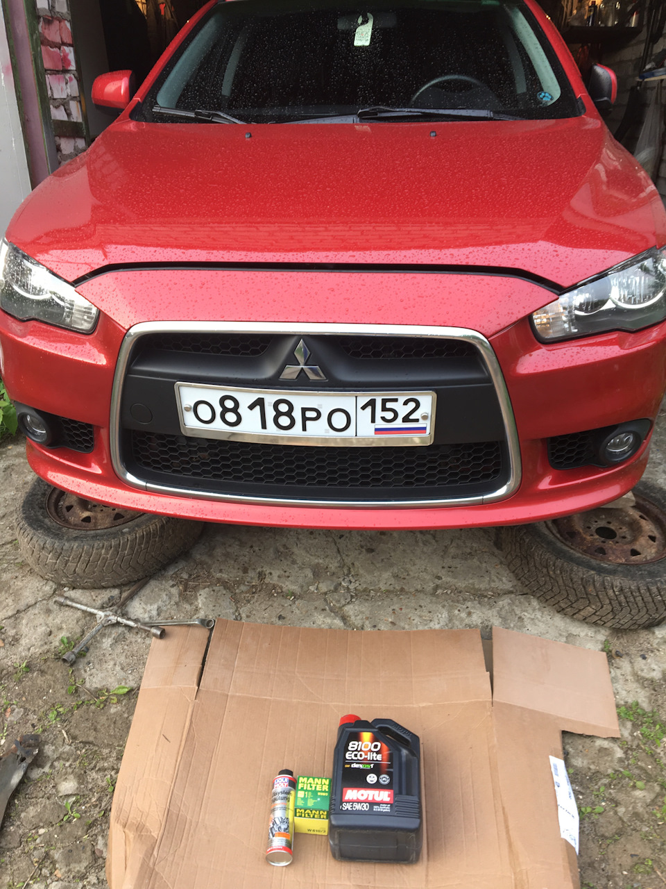 Кашу маслом не испортишь!) — Mitsubishi Lancer X, 1,6 л, 2012 года ...