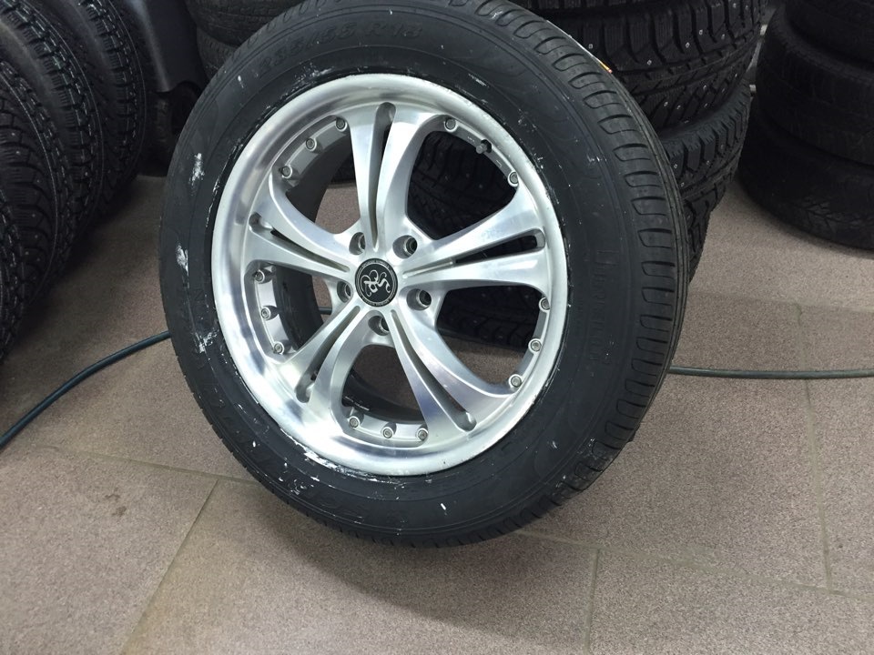 Японские диски + летняя резина — Honda CR-V (RE), 2,4 л, 2008 года ...