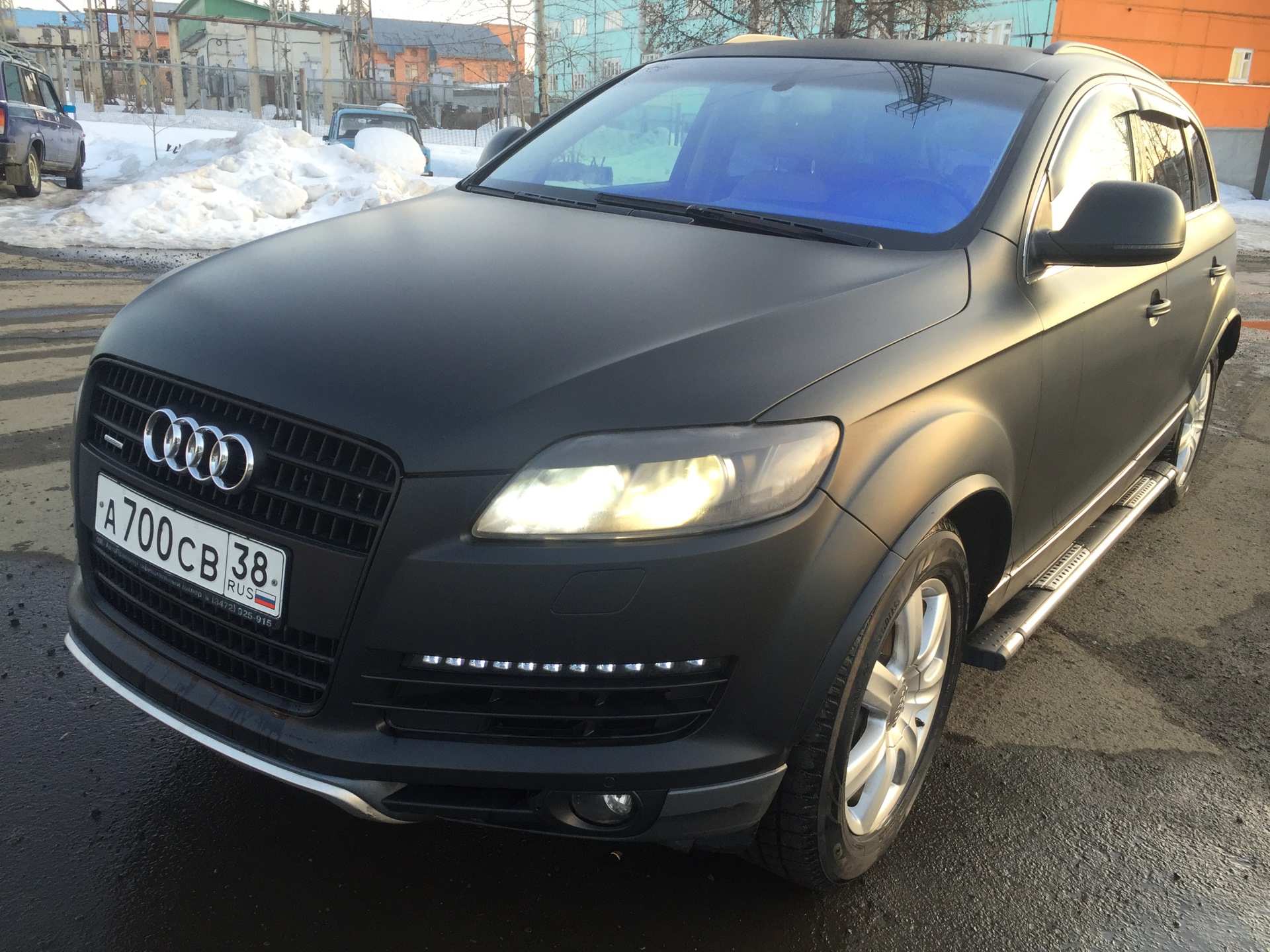 Покраска машины жидкой резиной Plasti Dip — Audi Q7 (1G), 4,2 л, 2006 ...
