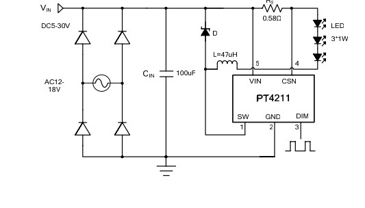 Схема включения bp2832a