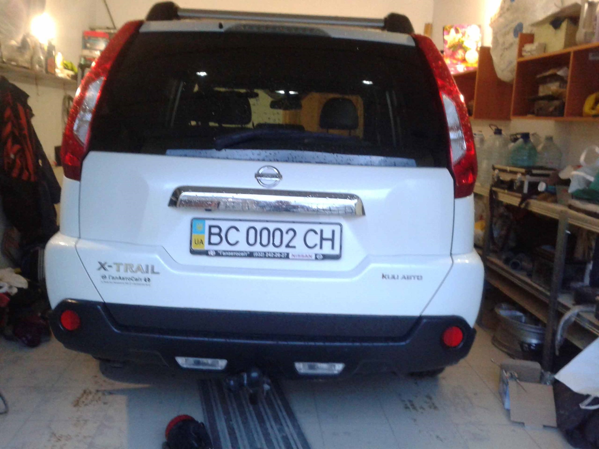 фонарь заднего хода x trail