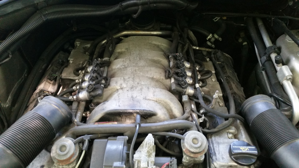 Поменял воздушные фильтры — Mercedes-Benz M-Class (W164), 5 л, 2007 ...