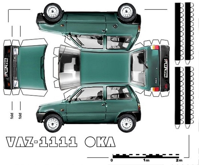 Ваз 1111 ока чертежи