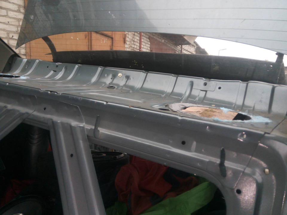 Думаю заместо полки. Обклеить карпетом( Цвет ГРАФИТ ) — Daewoo Nexia, 1 ...