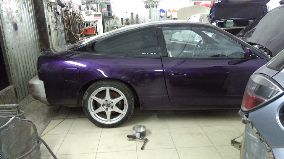 Забрал машину в Чебоксарах с покраски, погнал в Москву — Nissan 200SX ...