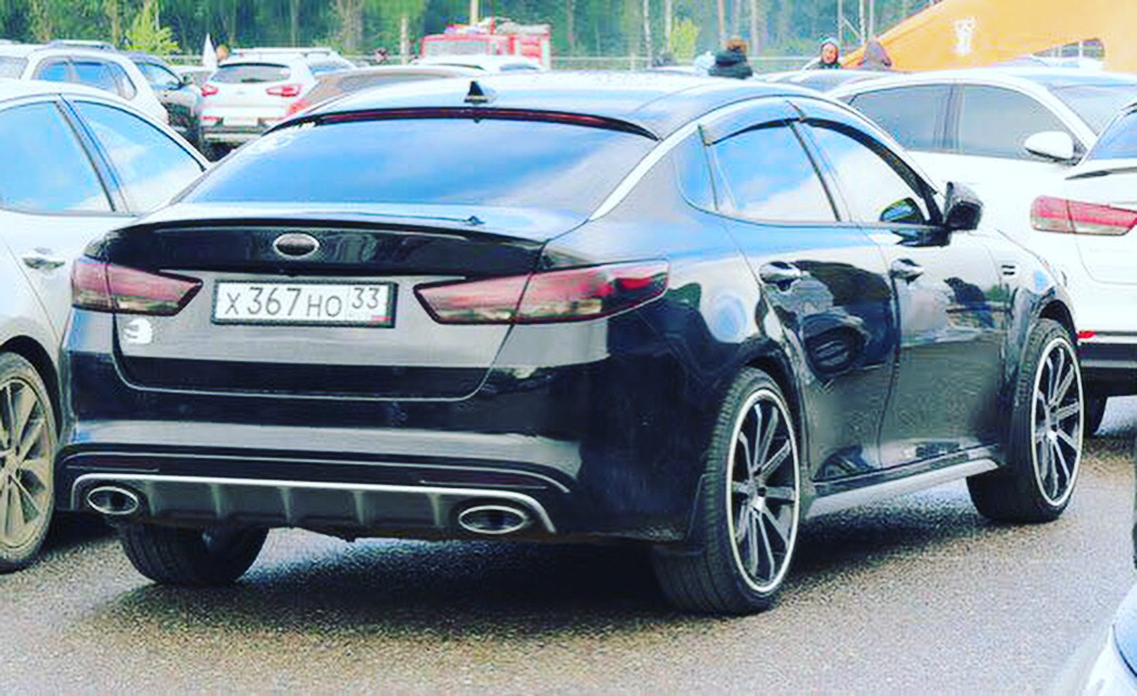 Kia Optima 4 спойлер