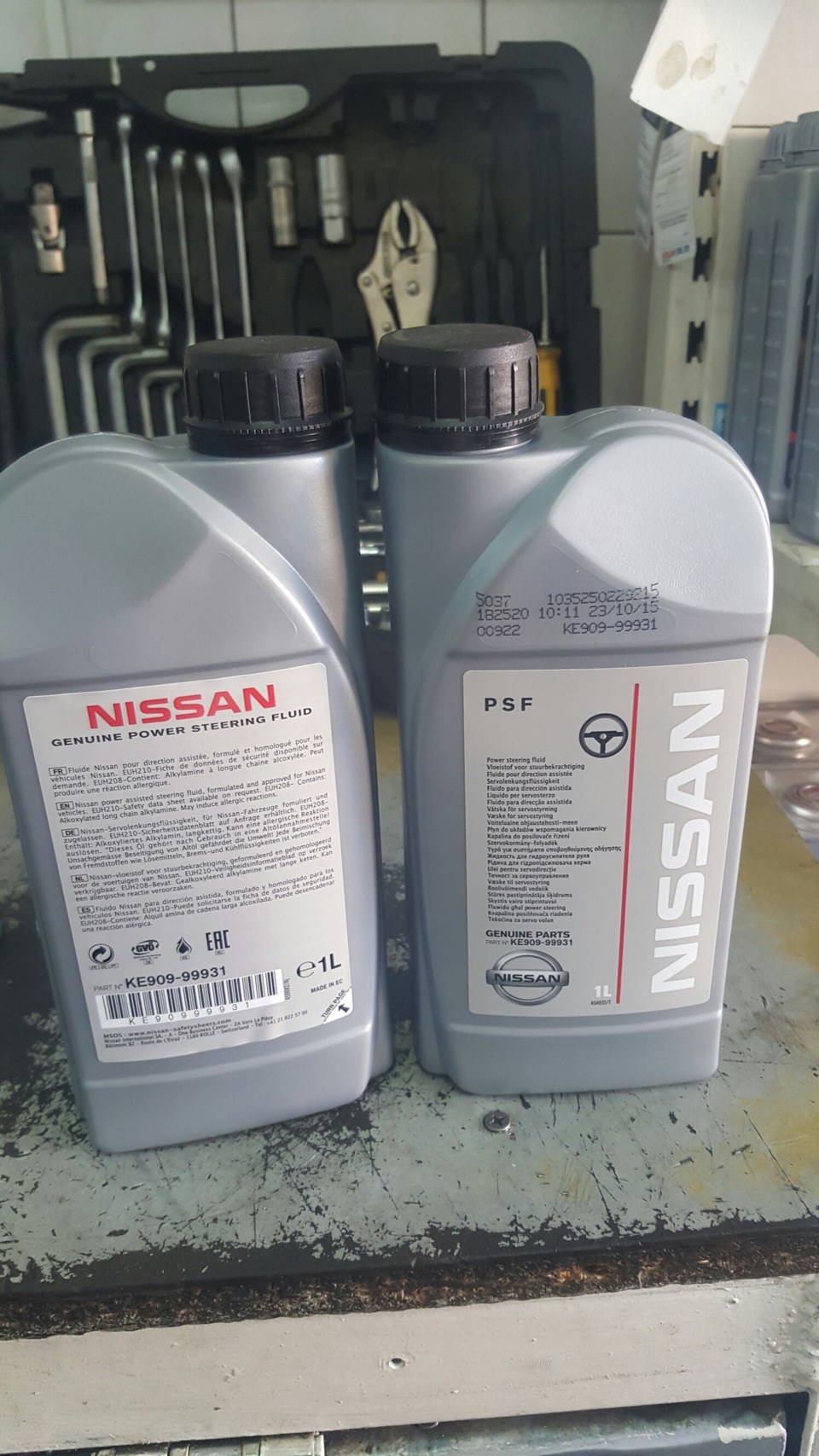 KE90999931 Жидкость для ГУР PSF 1л. NISSAN INFINITI | Запчасти на DRIVE2