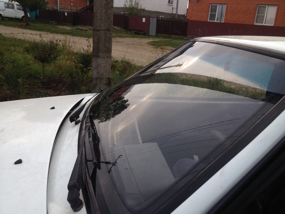 Восстановление лобового стекла — Lada 2108, 1,5 л, 1985 года | своими ...