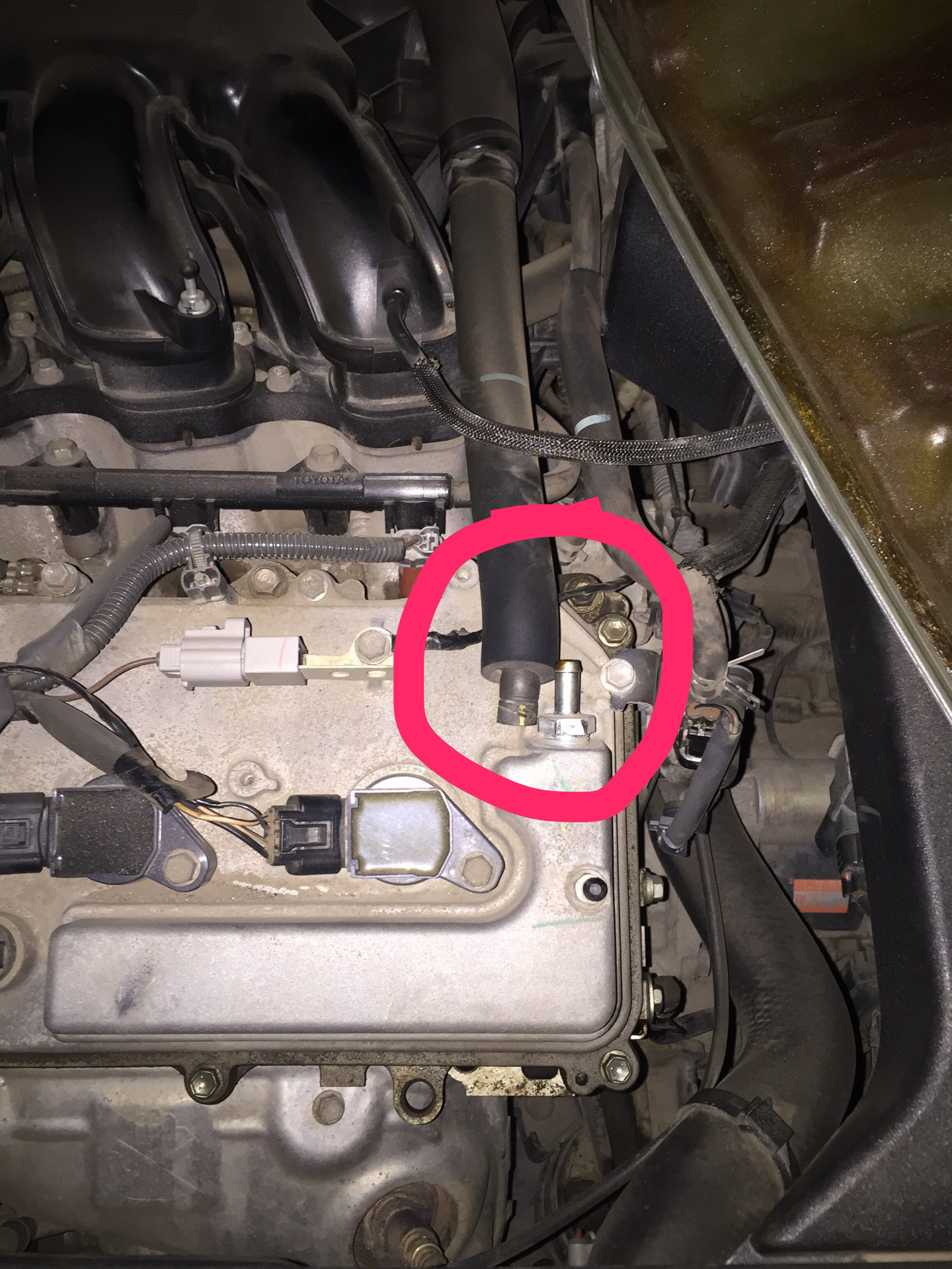 Чистка клапана картерных газов — Lexus ES (XV40), 3,5 л, 2007 года ...