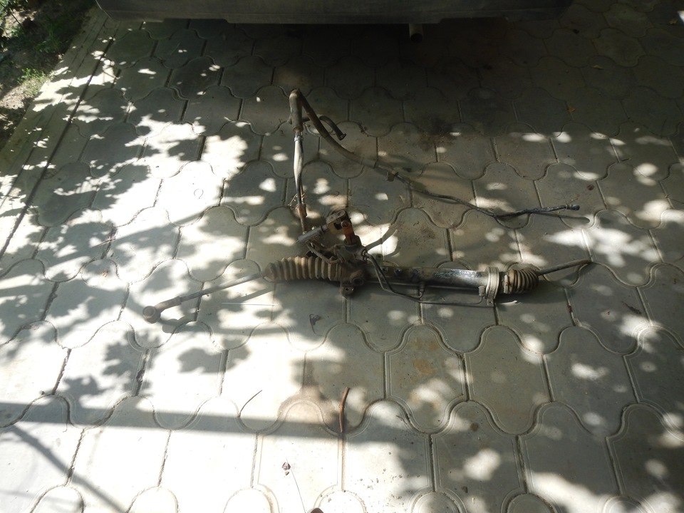 Заменил рейку на сто.( старая рейка сильно текла и стучала ...