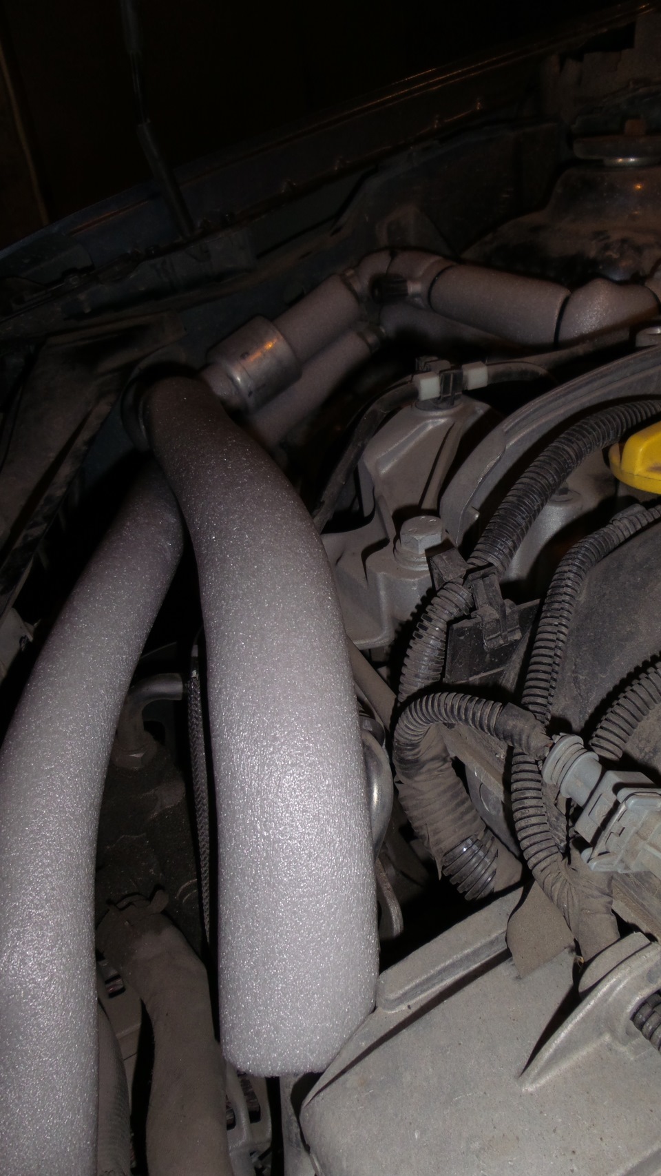 Термоизоляция трубок кондиционера — Nissan Almera V (G11/15), 1,6 л ...