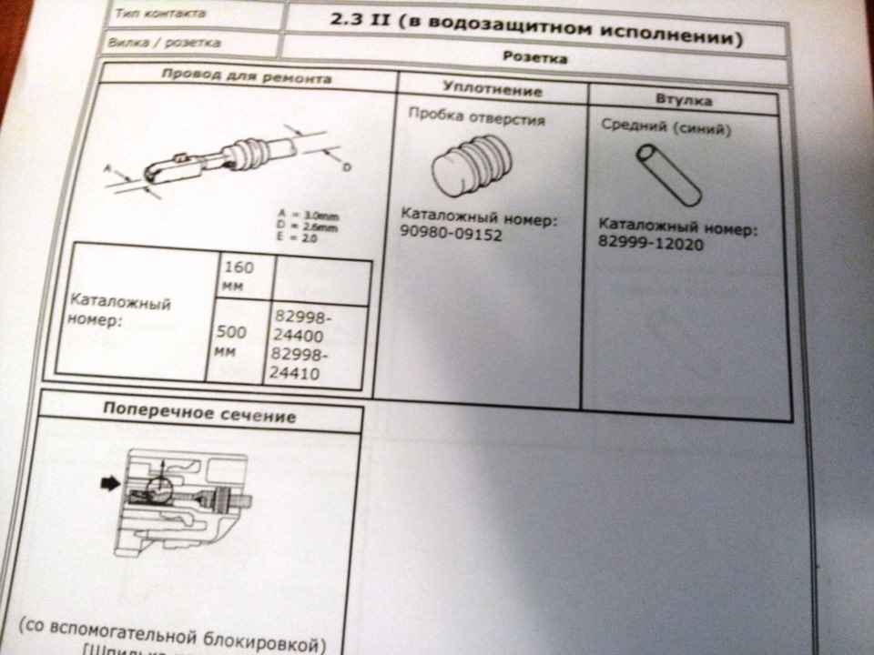 Запчасти на фото: 8299912020, 8299824410. Фото в бортжурнале Toyota Camry (XV40)