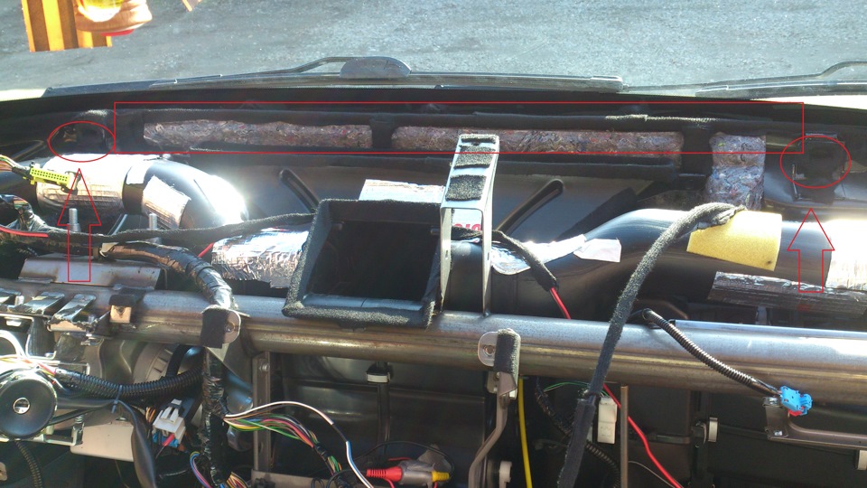 Шумка торпеды. — Lada Гранта (1G), 1,6 л, 2013 года | другое | DRIVE2