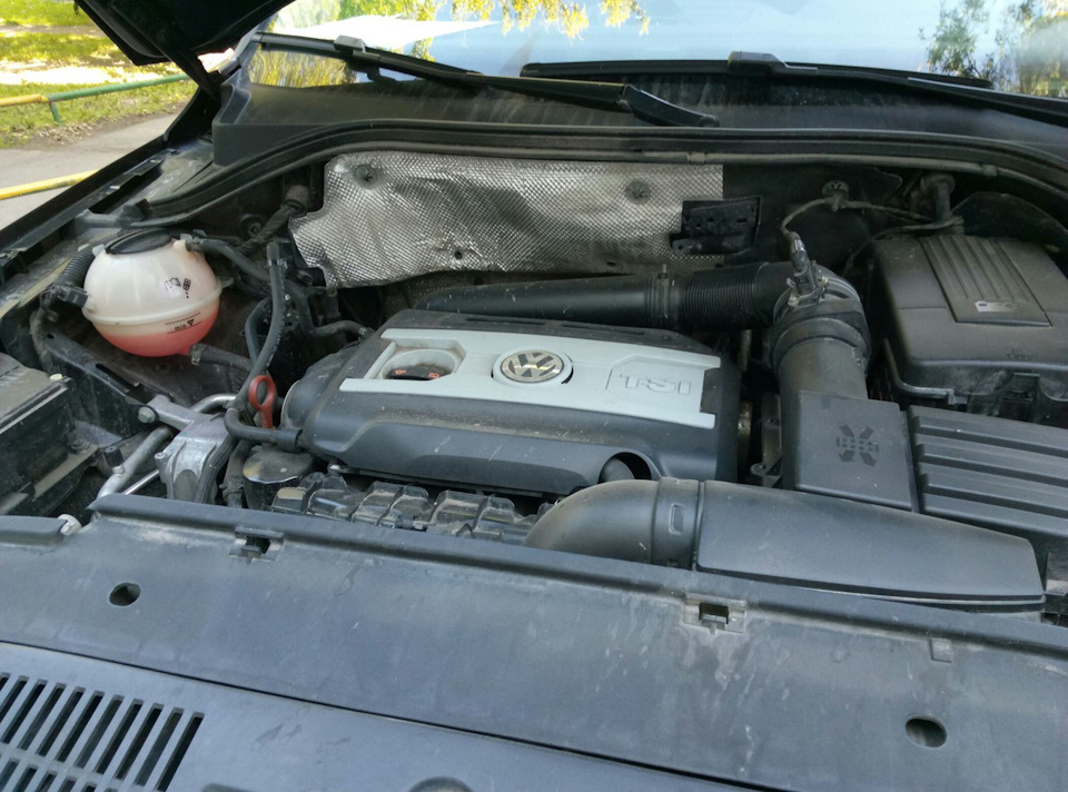 Неожиданно! Пропал антифриз! — Volkswagen Tiguan (1G), 2 л, 2012 года ...