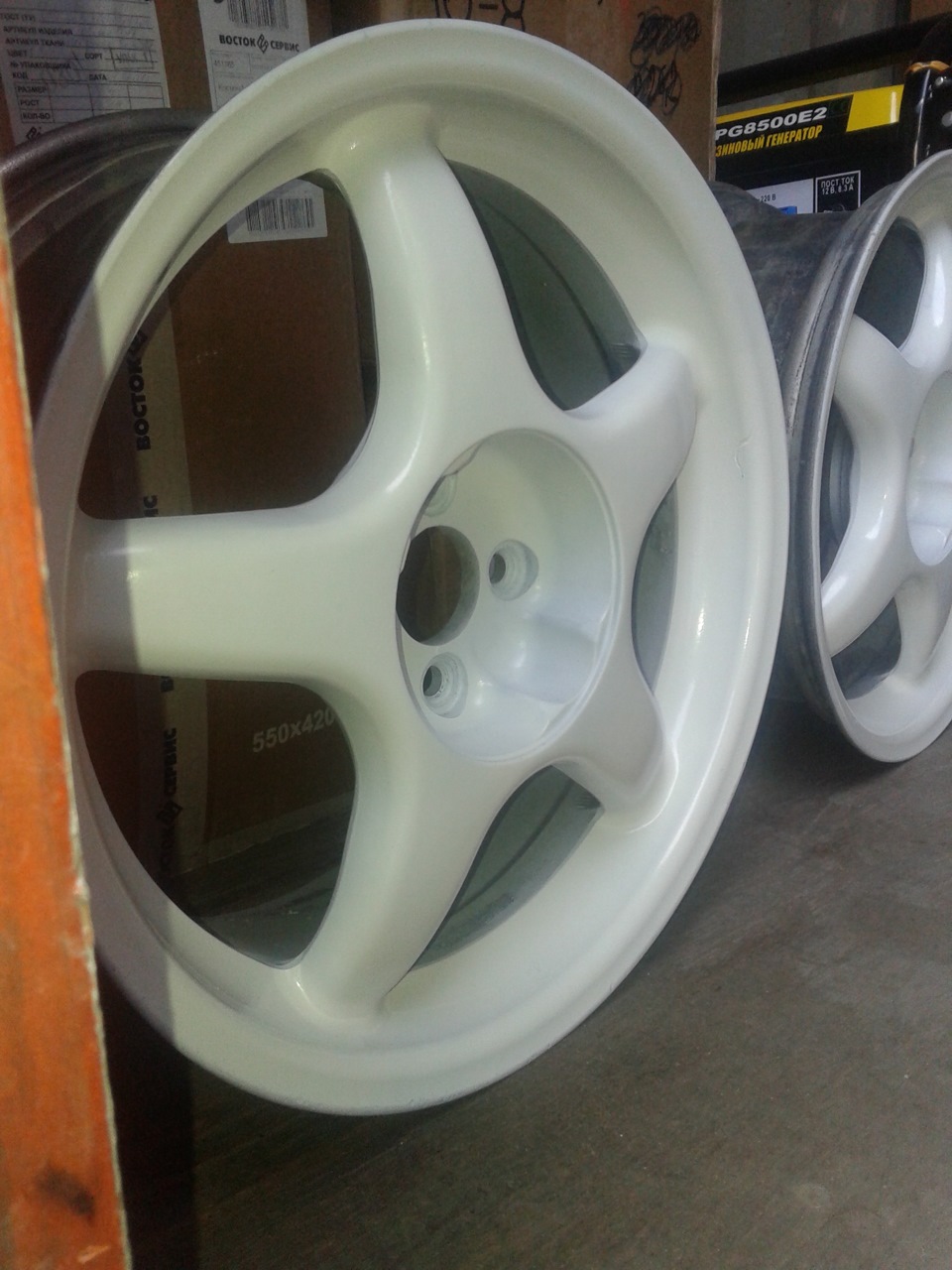 красим диски — KIA Rio (3G), 1,6 л, 2013 года | колёсные диски | DRIVE2