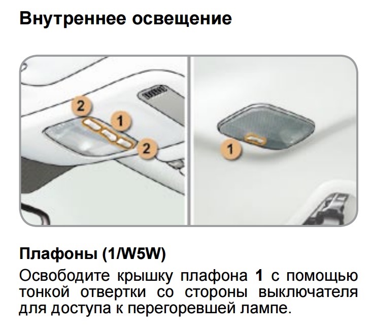 Как заменить табло лампочку citroen c3 picasso Замена ламп в Citroen C3 Picasso - Citroen C3 Picasso, 1,4 л, 2012 года расходни