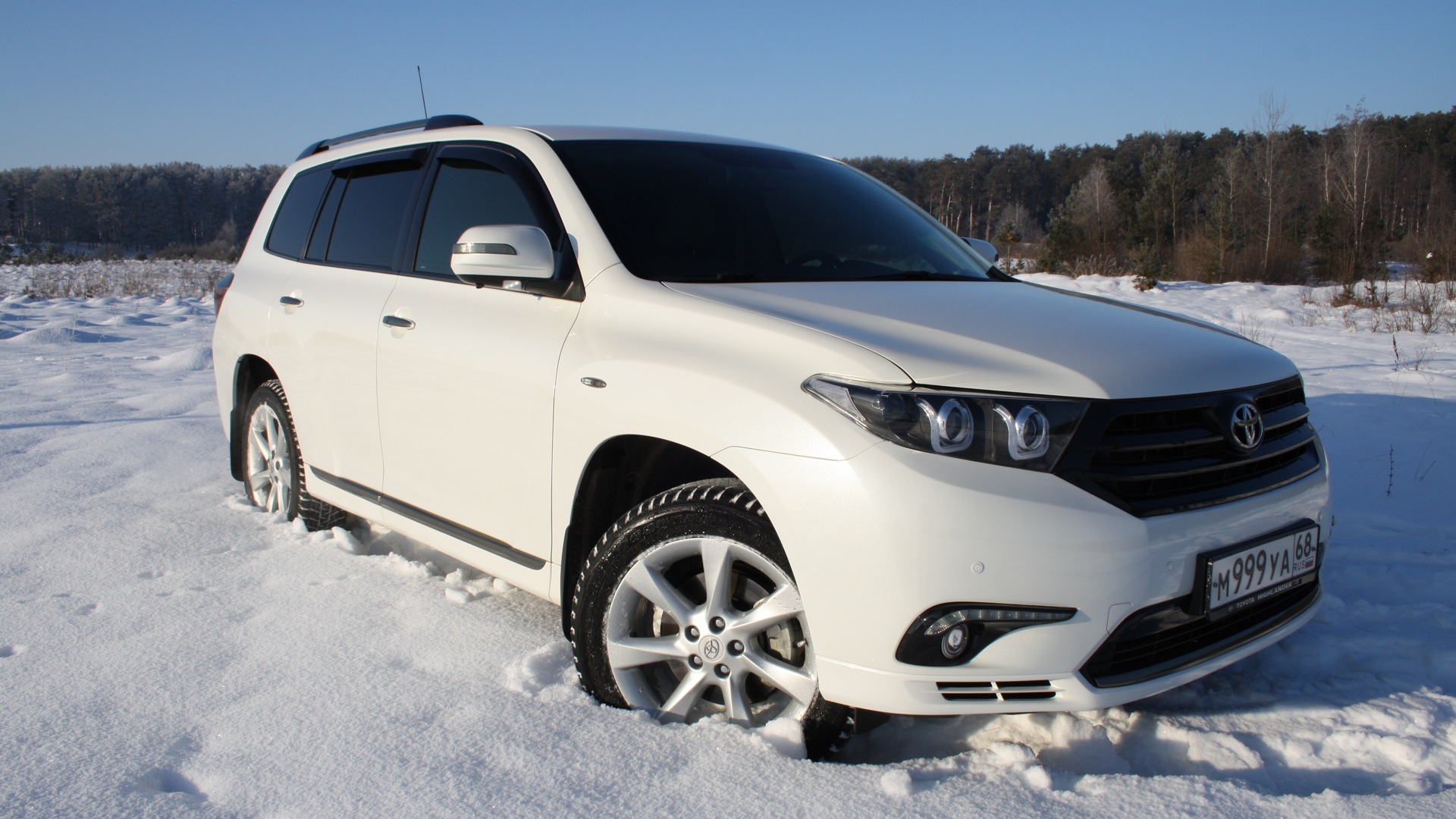 Toyota Highlander 2012 Р±РµР»С‹Р№