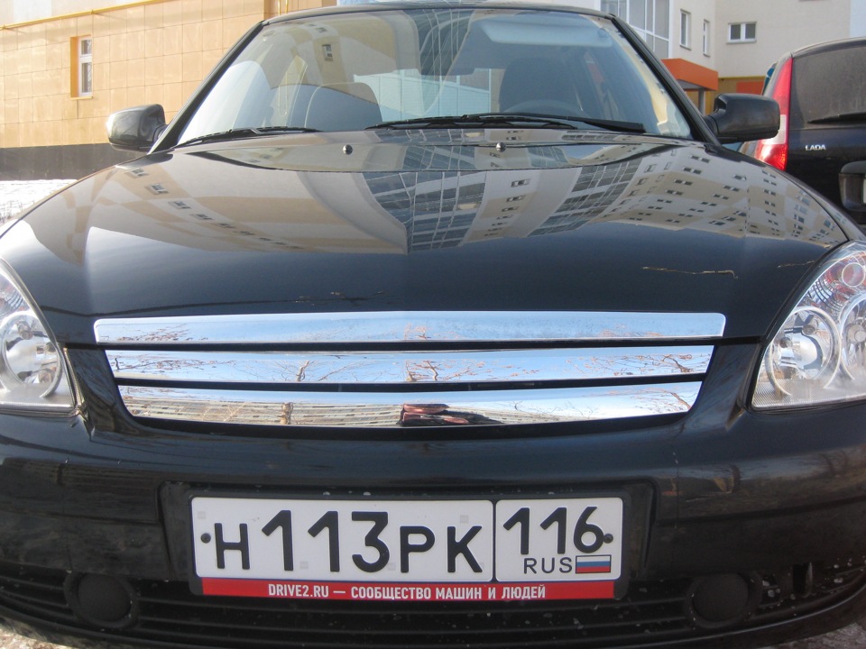 Новый облик с небольшой фотосессией во дворе. — Lada Приора хэтчбек, 1 ...