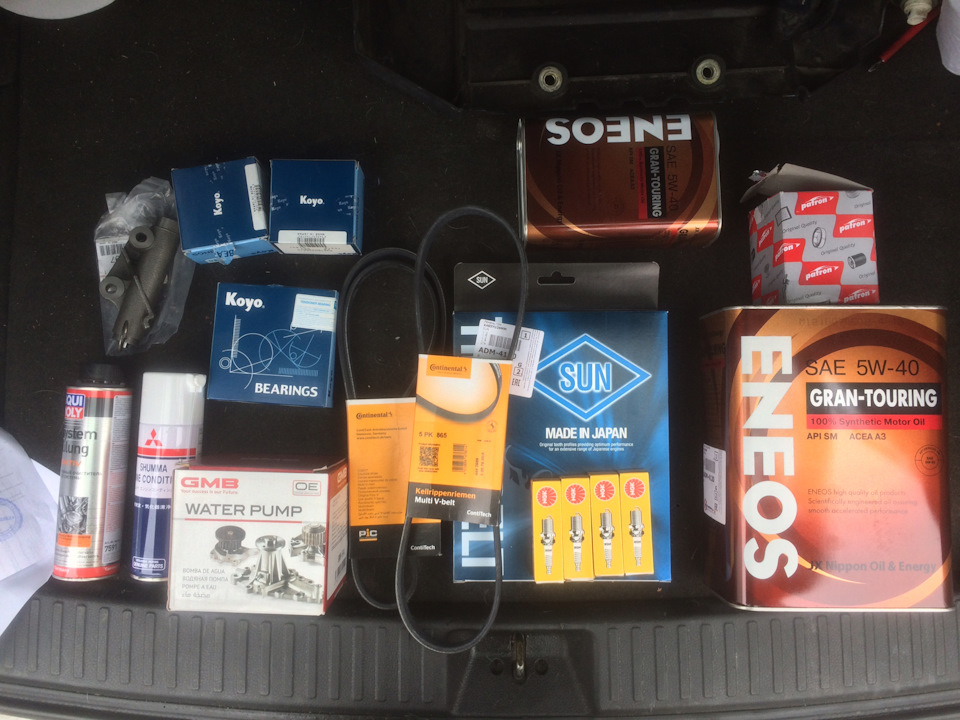 Раскоксовка shumma, замена свечей и масла — Mitsubishi Cedia, 1,8 л ...