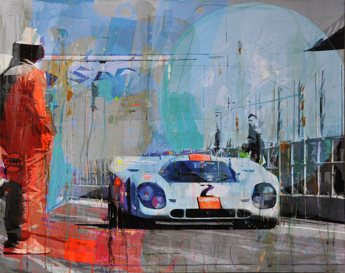 917 Порше живопись