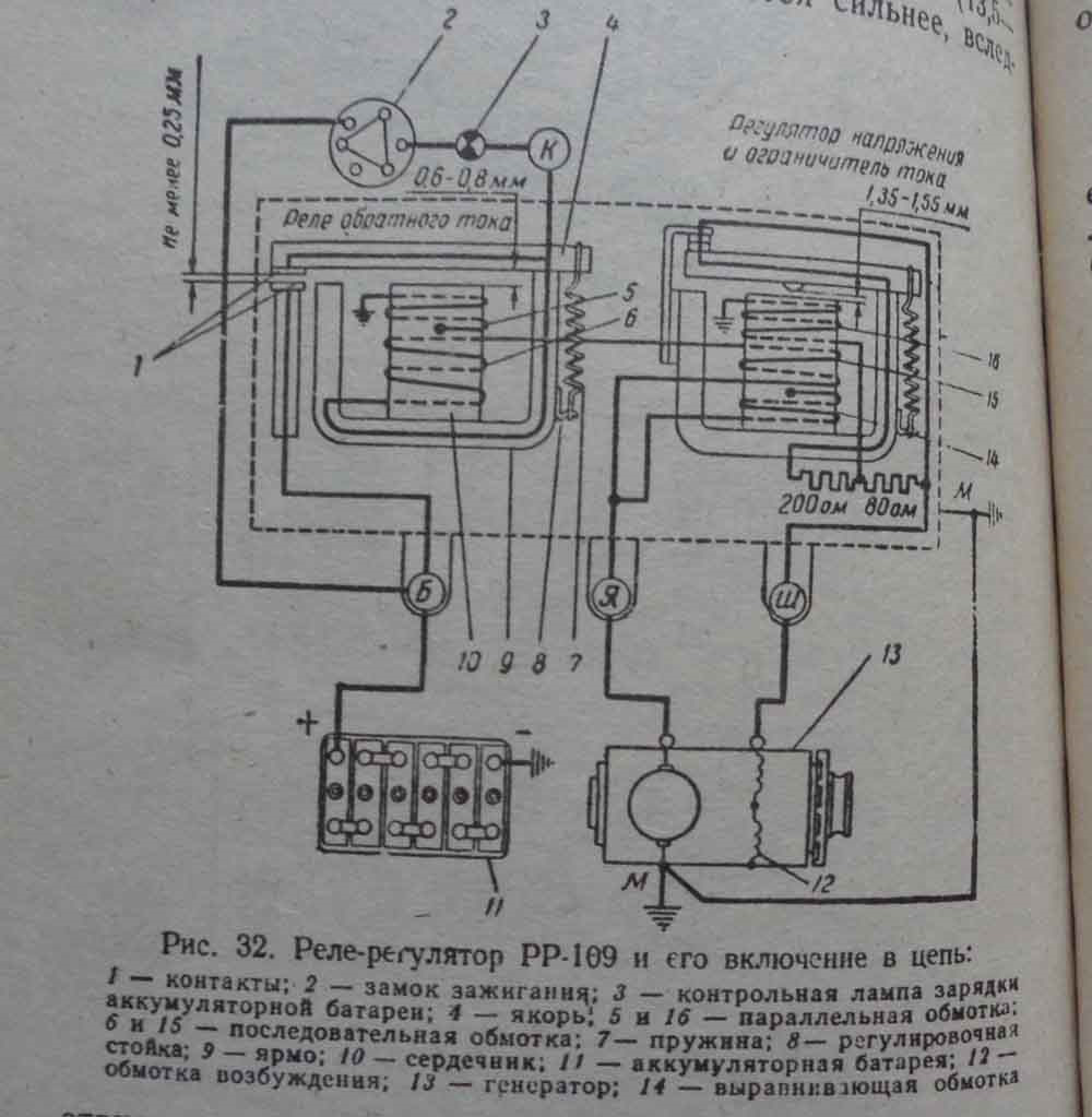 Схема подключения генератора запорожец