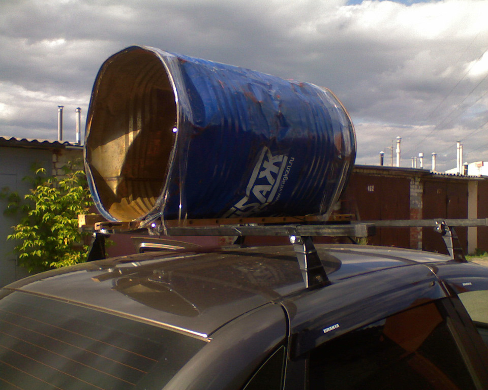 Верхний багажник от "классики". Установка на Гранту. — Lada Гранта (1G ...