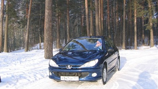 Peugeot 206 бензиновый 2007 | темно синий металлик на DRIVE2