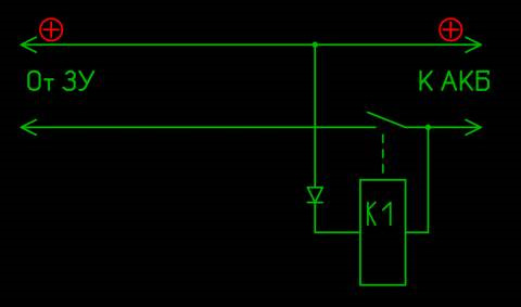 Схема защиты от кз и переполюсовки