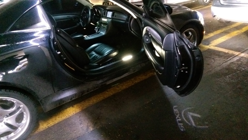 Mod 30 Lexus Door Sill LED — Lexus SC (430), 4,3 л., 2002 года