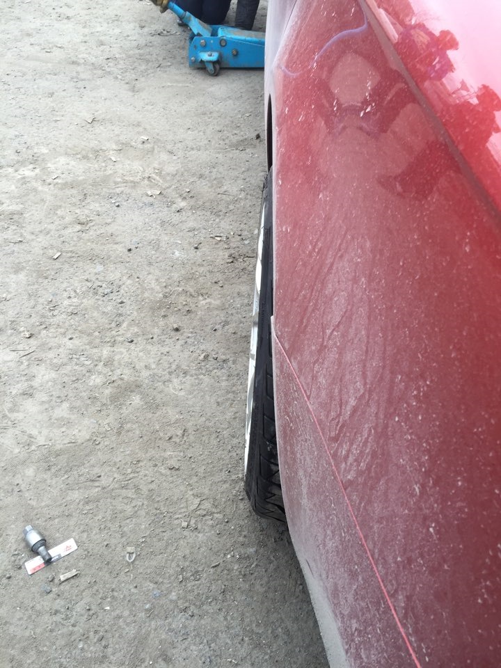 Примерка PDW Kaiser R19 8,5/9,5 245/35 265/30 — Audi A4 (B8), 2 л, 2012 ...