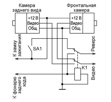 Схема электрическая видеокамеры