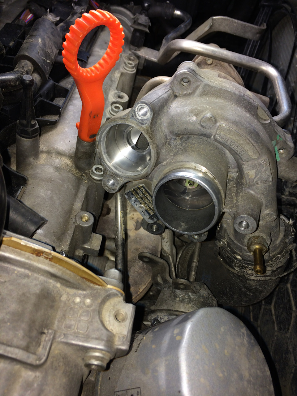 Холодная улитка готова к снятию — Volkswagen Tiguan (1G)