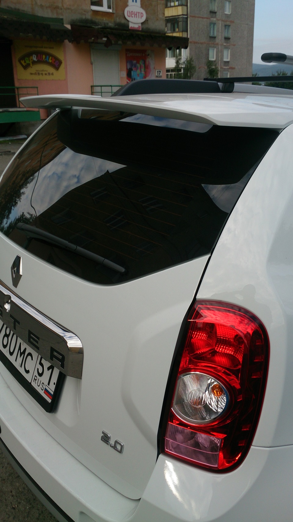 Спойлер На Дастер Чистое Стекло Купить