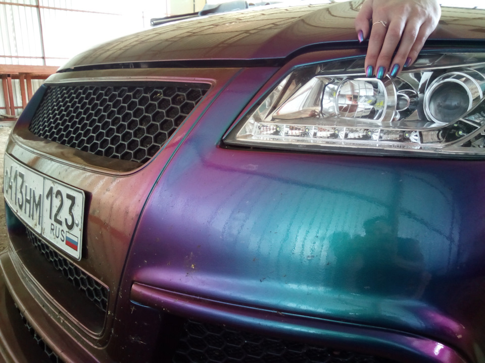 Пигмент хамелеон на ногтях. — Volkswagen Passat B5, 1,8 л, 2005 года ...