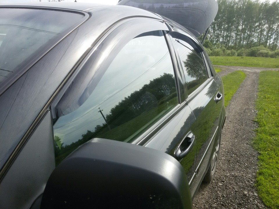 6 ветровики и дворники — Chevrolet Lacetti 5D, 1,4 л, 2012 года ...