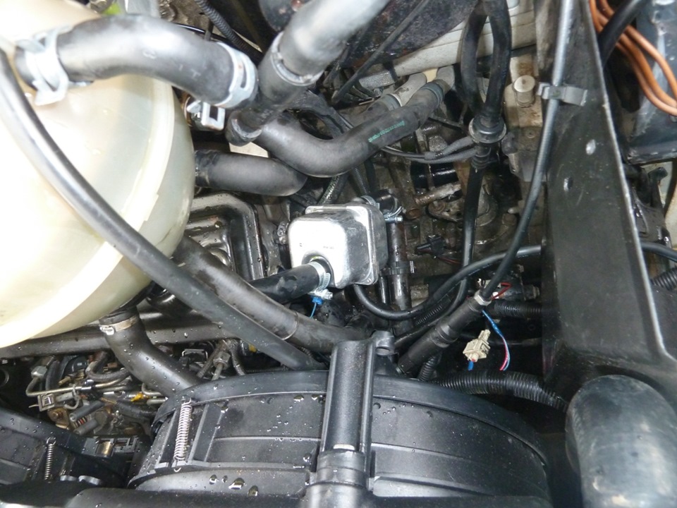 Предпусковой подогреватель двигателя 220 вольт — Volkswagen Transporter T4,  1,9 л, 1998 года, тюнинг