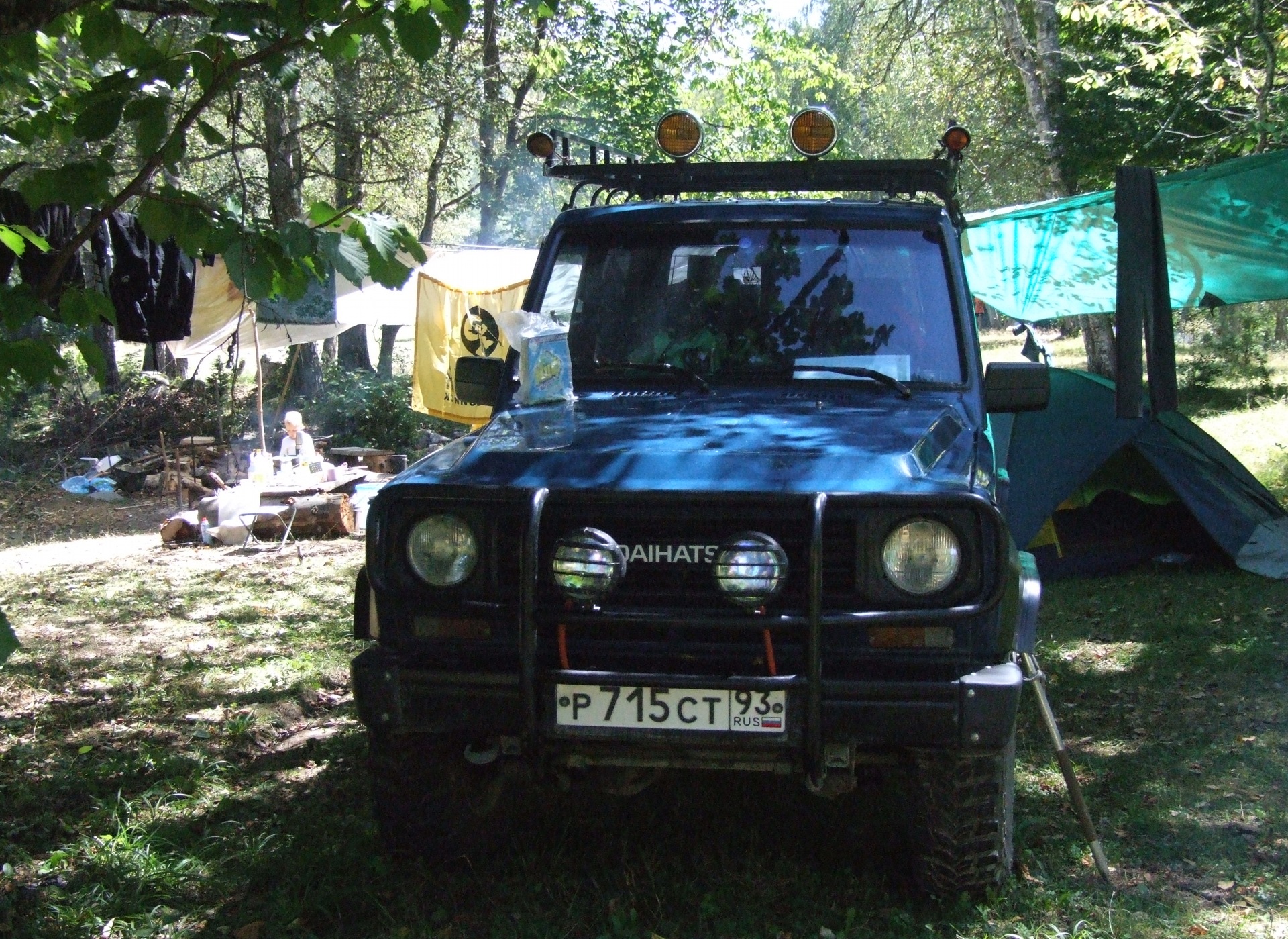 Северный Кавказ. Рожкао. Дамхурц. Уруп. — Daihatsu Rocky (1G), 2 л, 1988  года | путешествие | DRIVE2