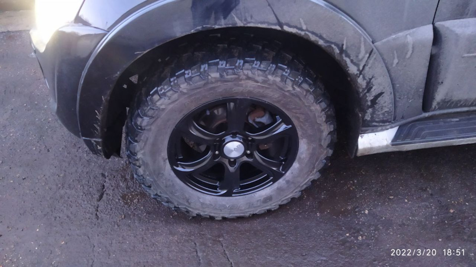 Летние колеса 265/65 R17 — Mitsubishi Pajero (4G), 3 л, 2011 года ...