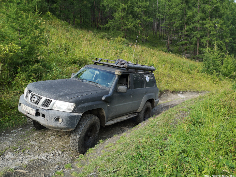Смычка через Ороктойский перевал из Чемальского ущелья на Чуйский тракт — Nissan Patrol GR II (Y61)