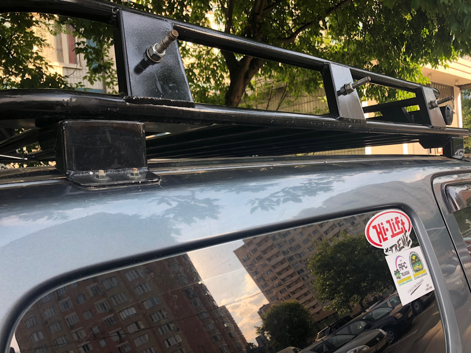 Экспедиционный багажник: Крепление хайджека — Suzuki Jimny (1G), 1,3 л ...