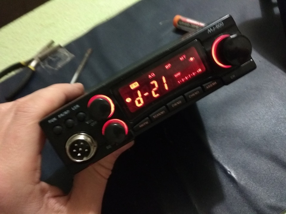 Обновил подсветку в рации MJ-600 Turbo под цвет подсветки приборов — DRIVE2