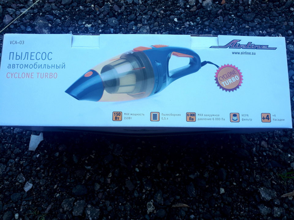 Автомобильный пылесос Airline Cyclone Turbo VCA-03 — Mazda 3 (1G) BK, 1 ...