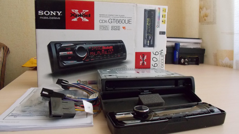 Sony cdx gt660ue схема