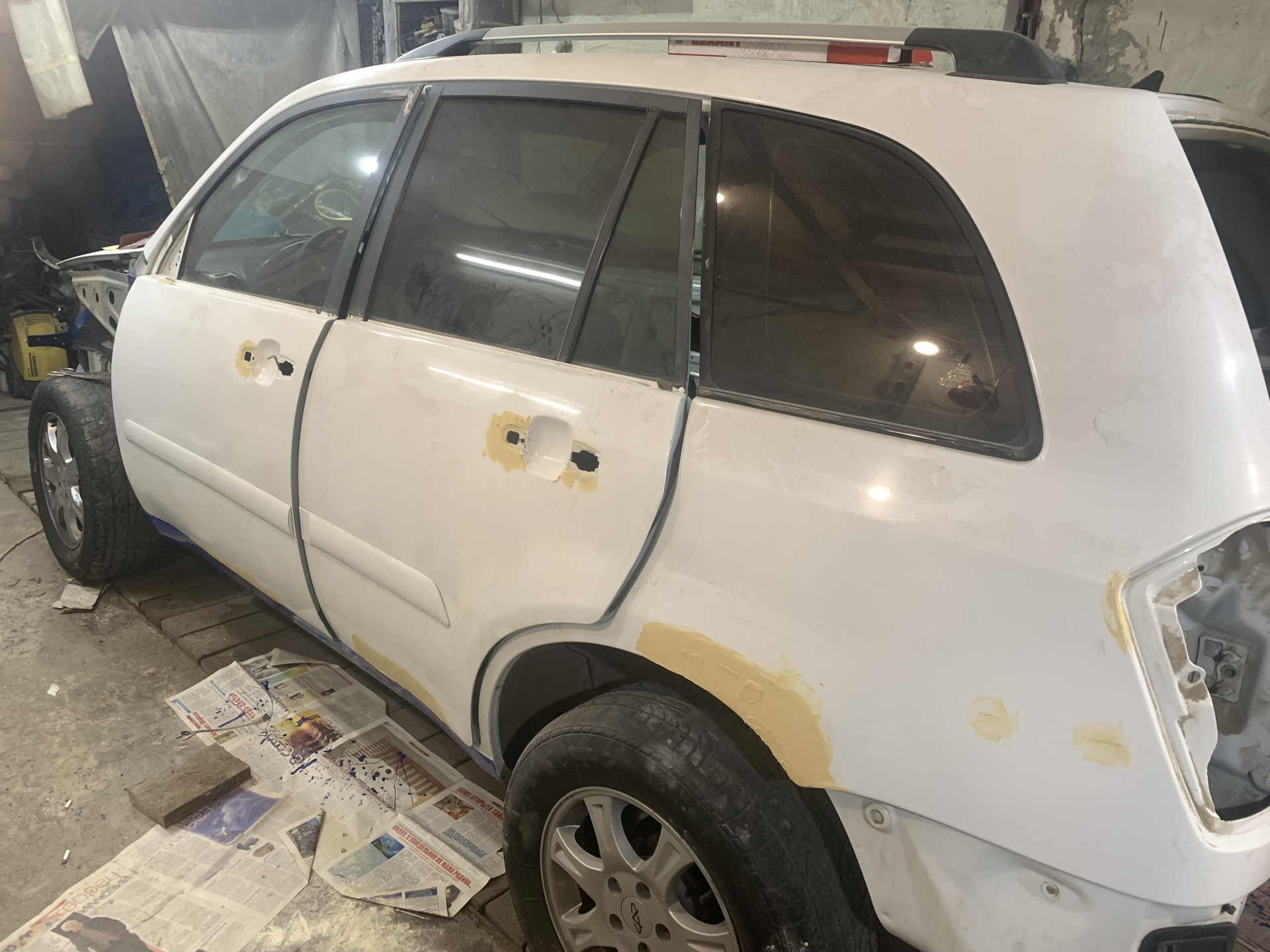 Ремонт — Chery Tiggo, 1,6 л, 2012 года | кузовной ремонт | DRIVE2