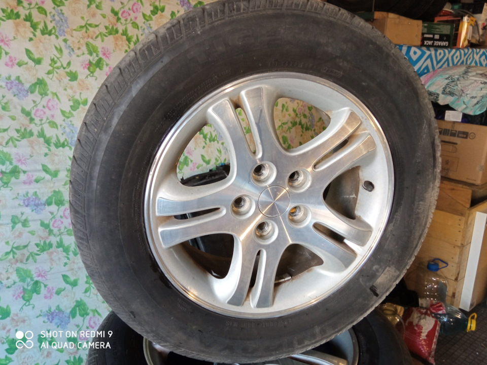 Новые диски на лето. — KIA Sportage (2G), 2 л, 2006 года | колёсные ...